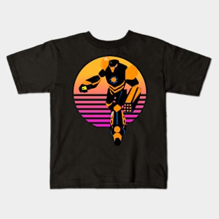 orange robots Kids T-Shirt